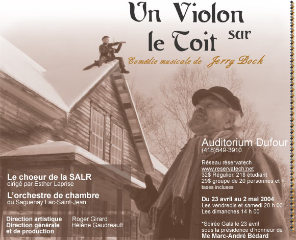 un violon sur le toit